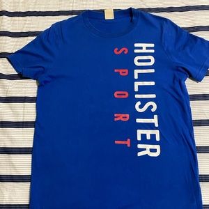 Hollister Sports Blue T-shirt Size Medium